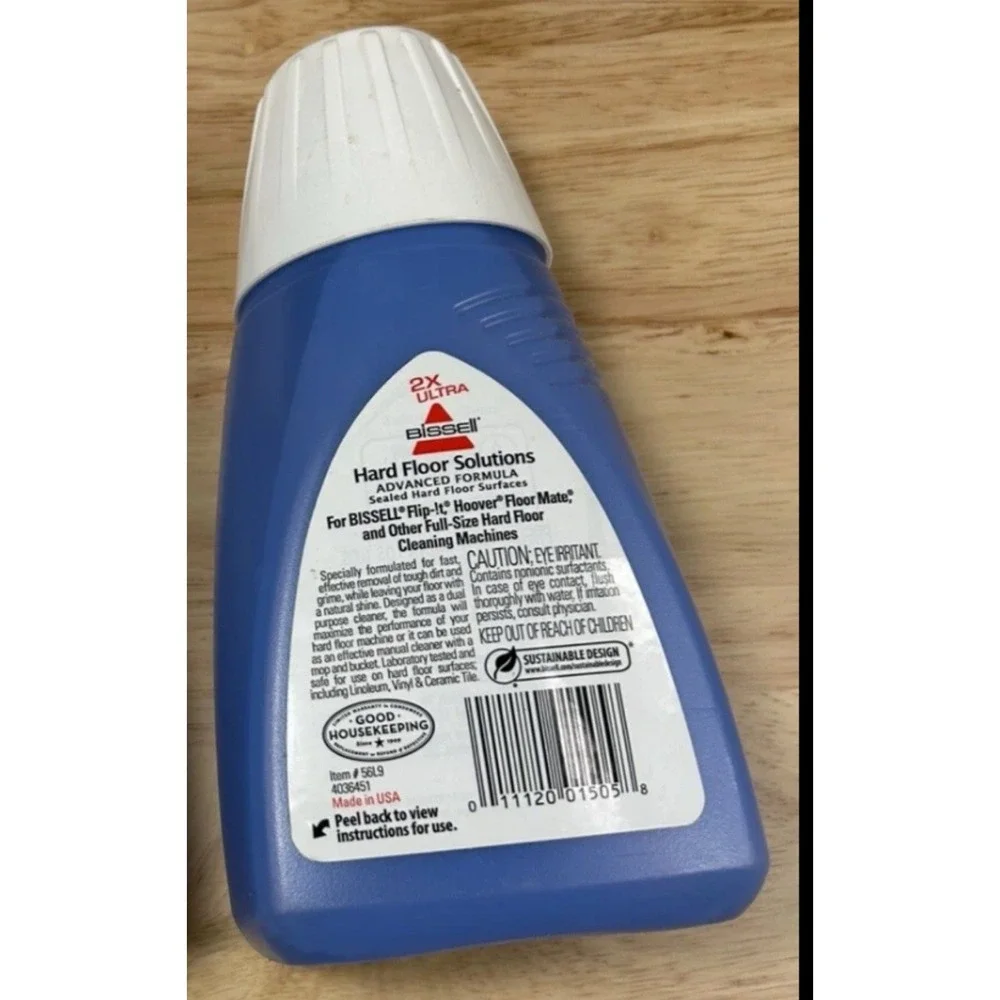 Bissell Hard‎ Floor Solutions 2x Ultra Concentrated Formula 16oz- New Sealed